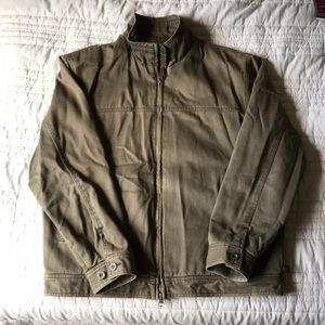 Woolrich lambs wool lined barn coat